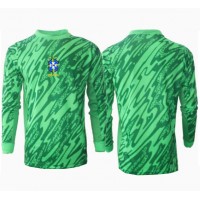 Brasilien Målmand Hjemmebanetrøje Copa America 2024 Langærmet